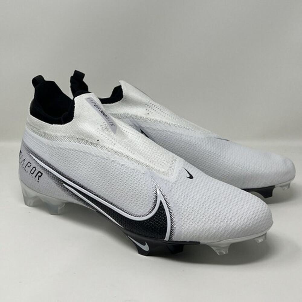 Size 14.5 - Nike Vapor Edge Elite 360 Football Cleats CV6282-108 White Black